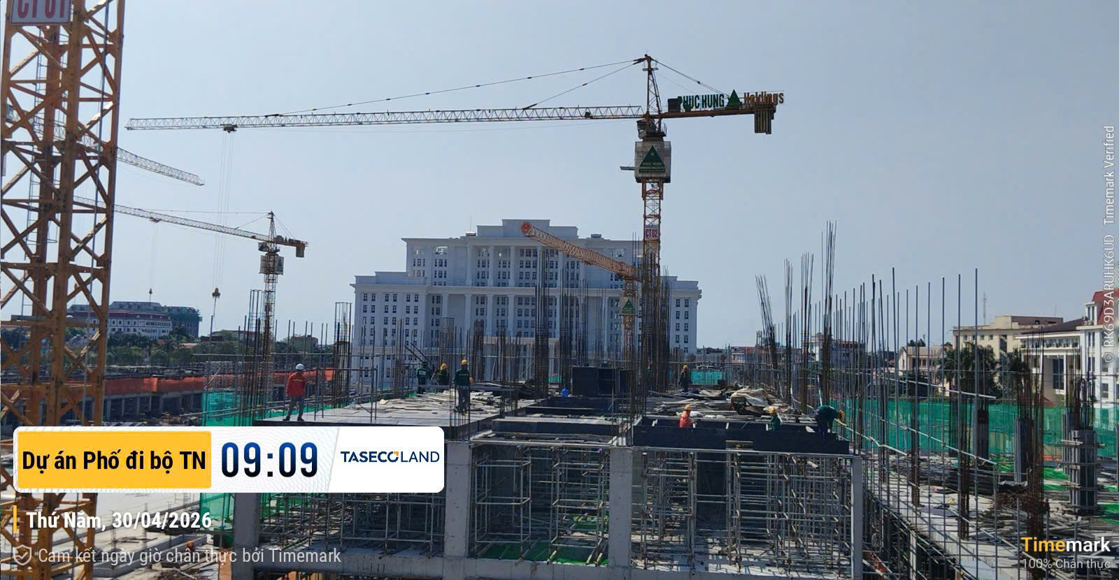 CẬP NHẬT TIẾN ĐỘ THÁNG 04/2026: CENTRAL SQUARE THÁI NGUYÊN ĐẨY NHANH TIẾN ĐỘ TRIỂN KHAI CÁC HẠNG MỤC TRỌNG ĐIỂM